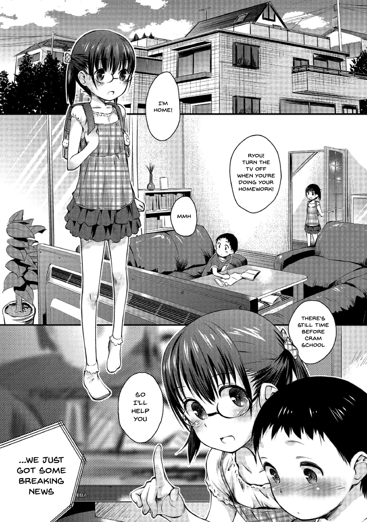 Hentai Manga Comic-The Loli In Glasses' Training Lesson!! ~Force Fucking a Timid Glasses Wearing Loli With My Big Cock~-Chapter 2-1